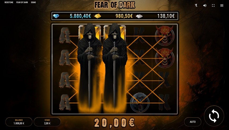 Fear of Dark slot expanding symbol