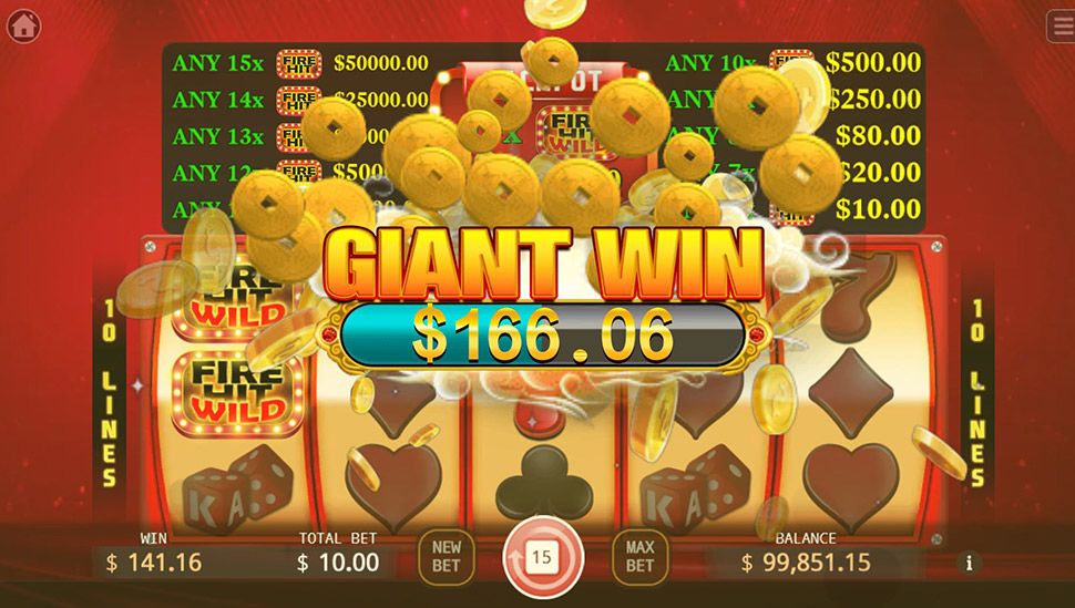 Fire Hit slot - giant win