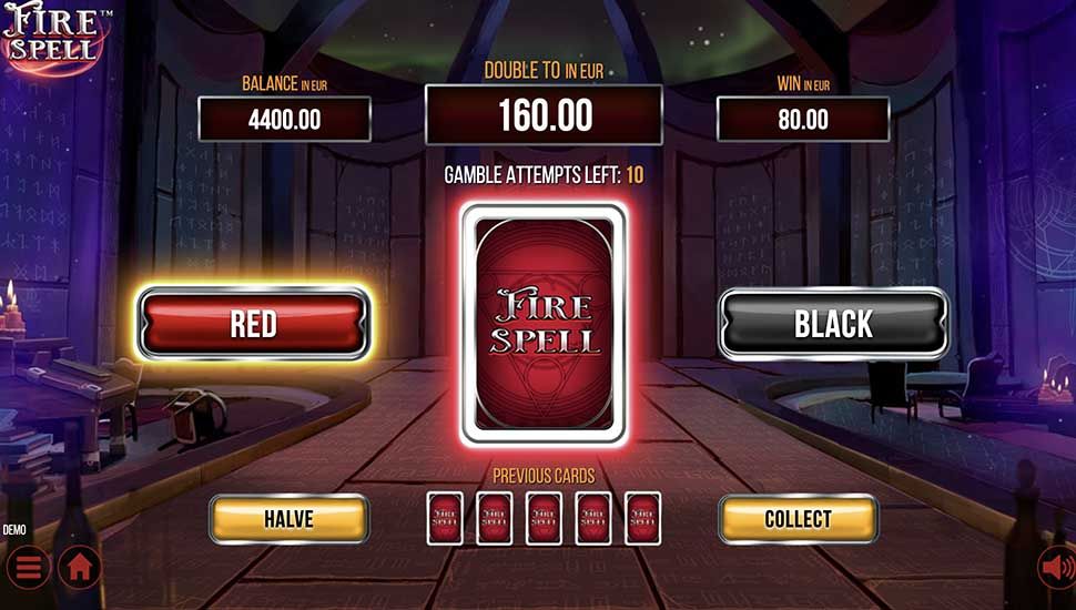 Fire Spell slot gamble
