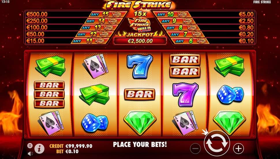 Fire Strike slot Gameplay