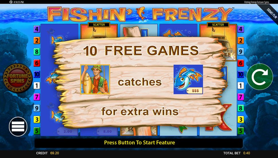 Fishin’ Frenzy Fortune Spins – Free Spins