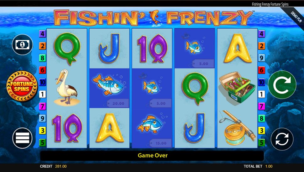 Fishin’ Frenzy Fortune Spins