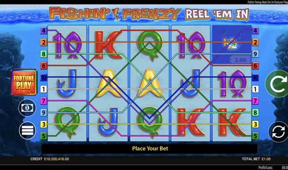 Fishin' Frenzy Reel Em In Fortune Play