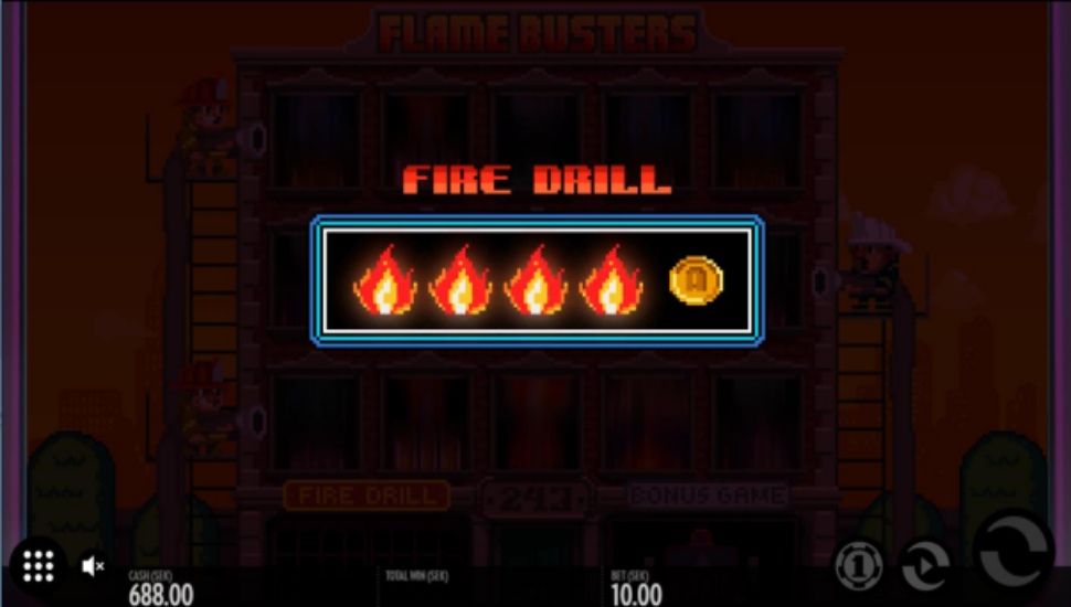 Flame busters slot - feature
