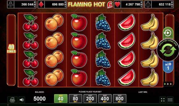 Flaming Hot 6 Reels