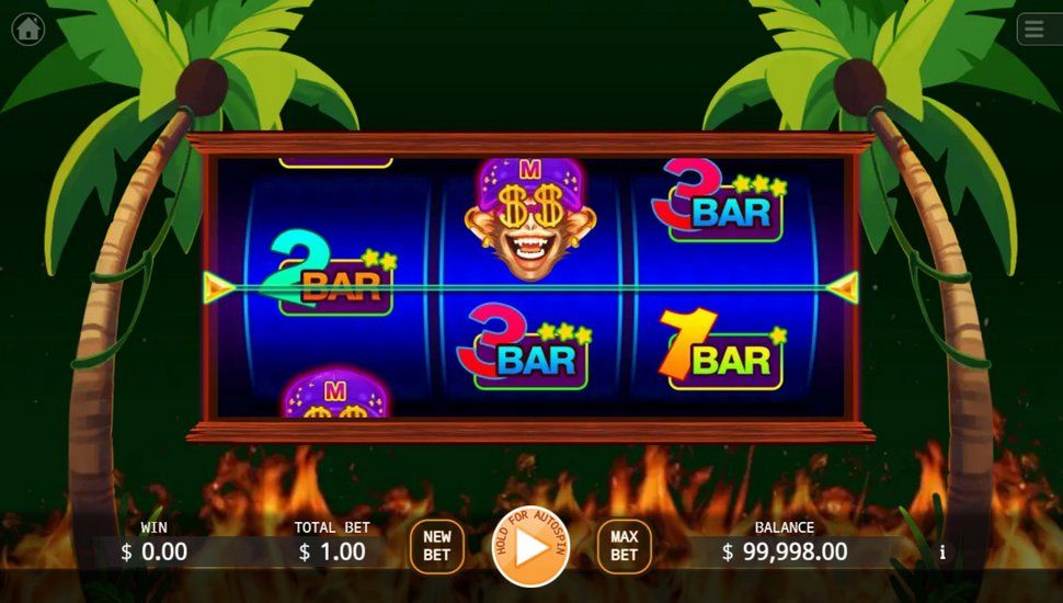 Flaming Monkey Classic slot gameplay