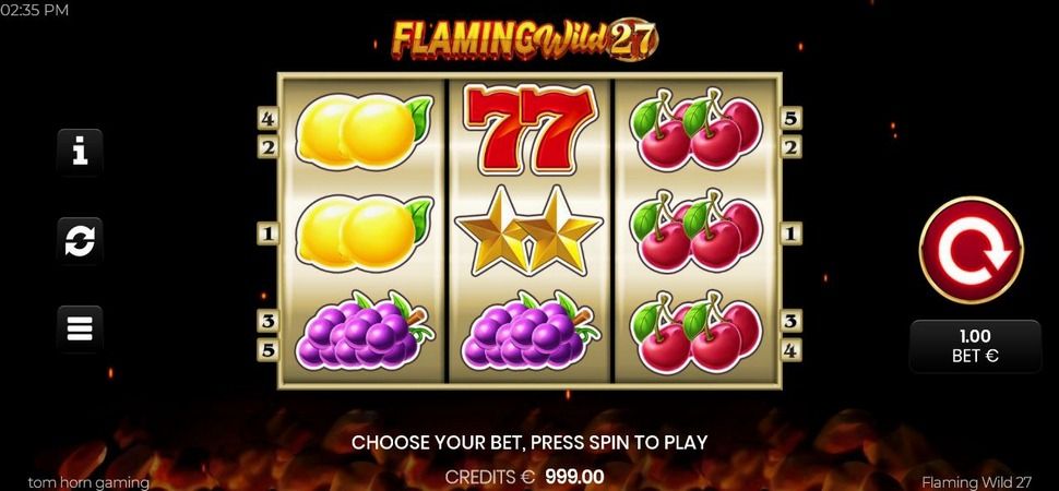 Flaming Wild 27 slot mobile