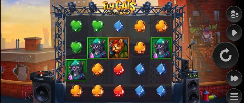 Fly Cats Dream Drop slot mobile
