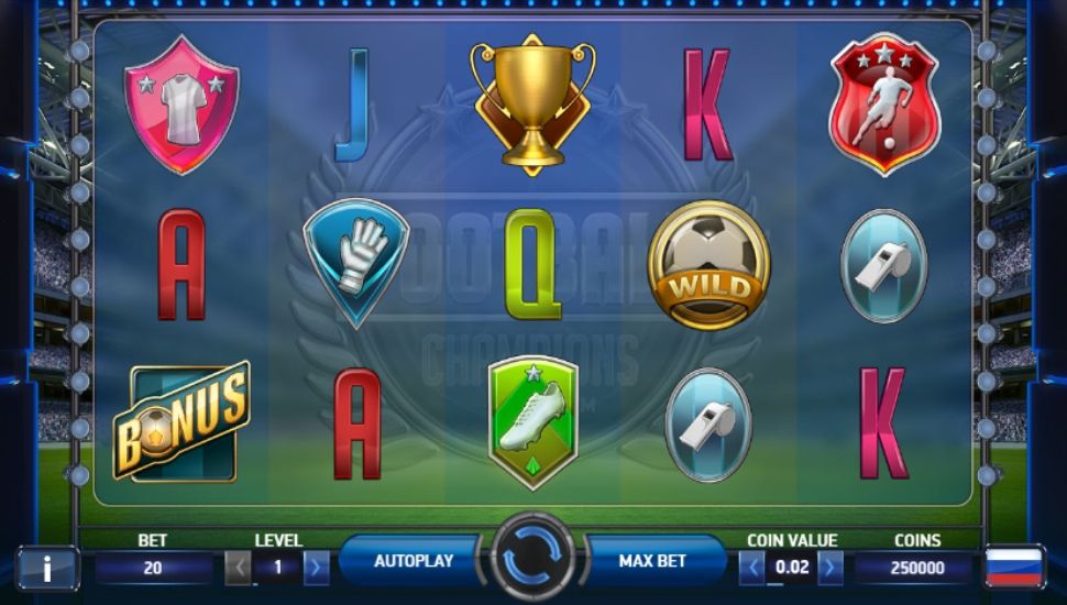 Football: Champions Cup Online Slot by NetEnt