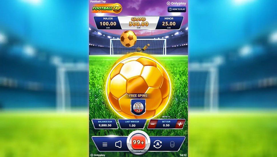 Football Tap instant game free spins