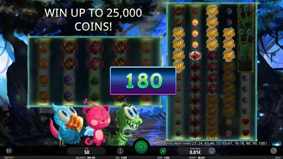 Forest Mania slot - features
