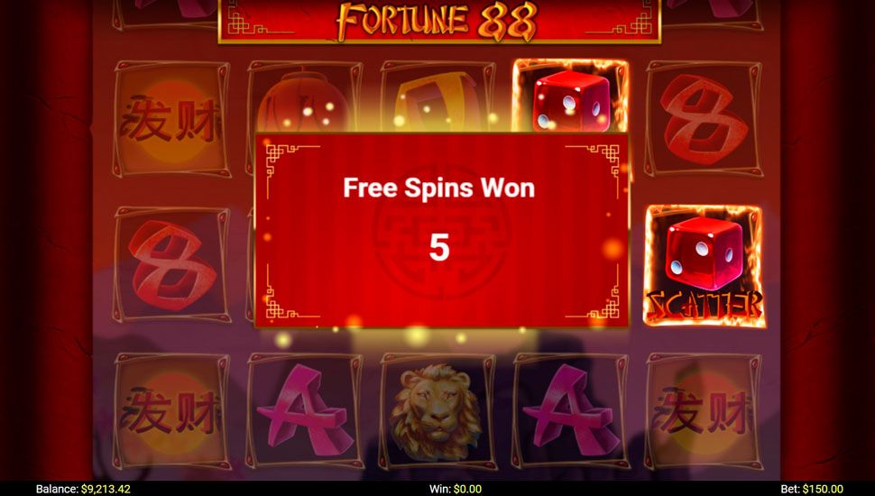 Fortune 88 slot Free Spins