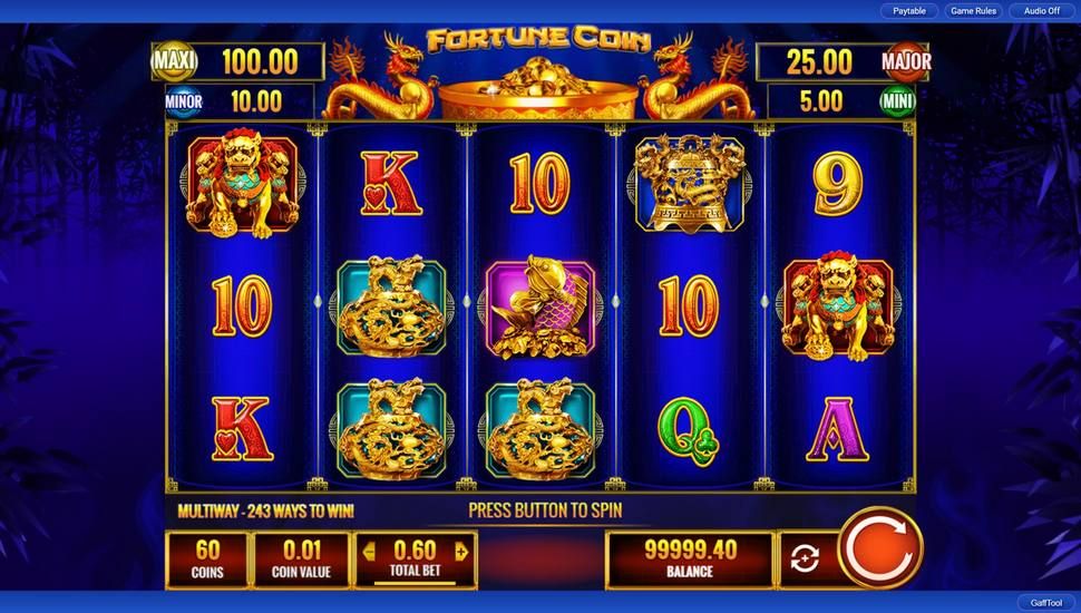 Fortune Coin slot gameplay