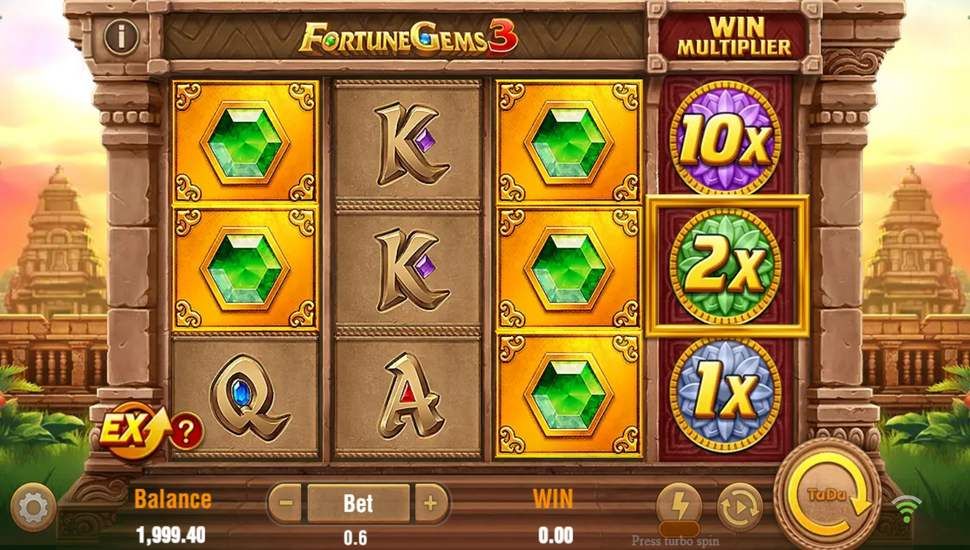 Fortune Gems 3 slot gameplay