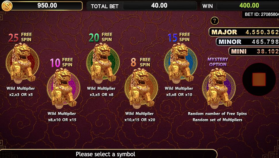 Fortune Lion slot machine