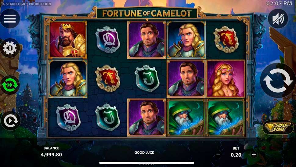 Fortune of camelot slot mobile
