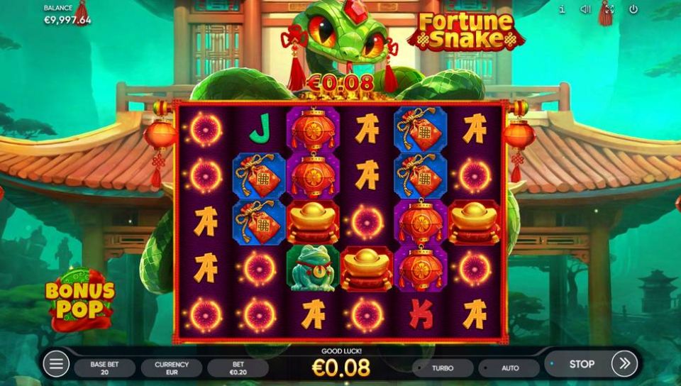 Fortune Snake Slot Cascading Reels