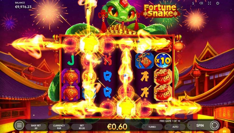 Fortune Snake Slot Firecracker Feature