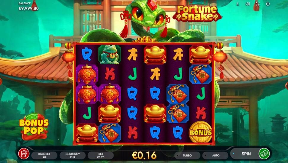 Fortune Snake slot Gameplay