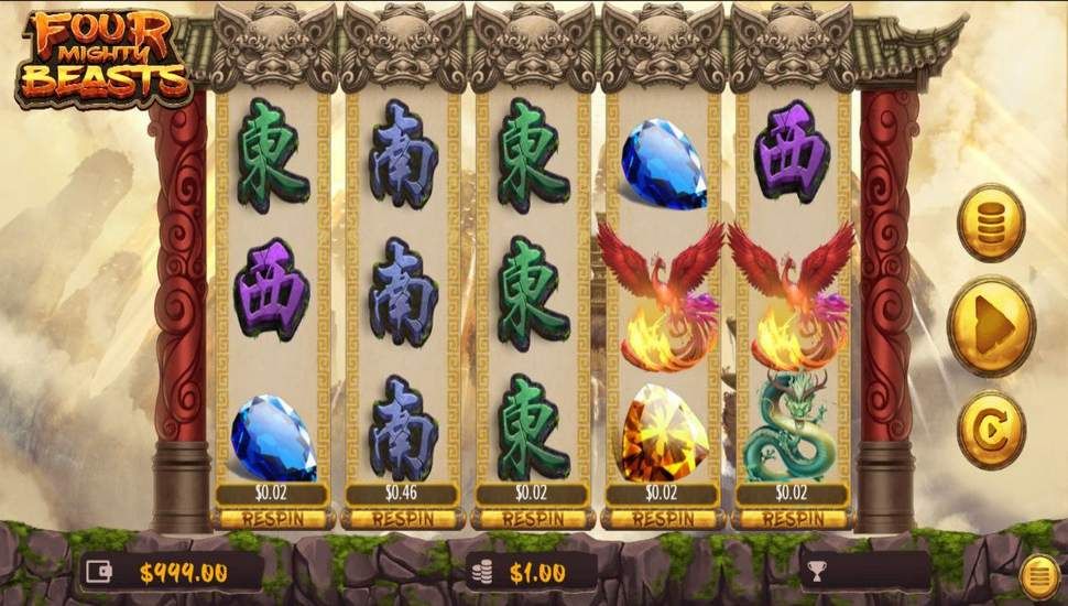 Four Mighty Beasts Slot Mobile