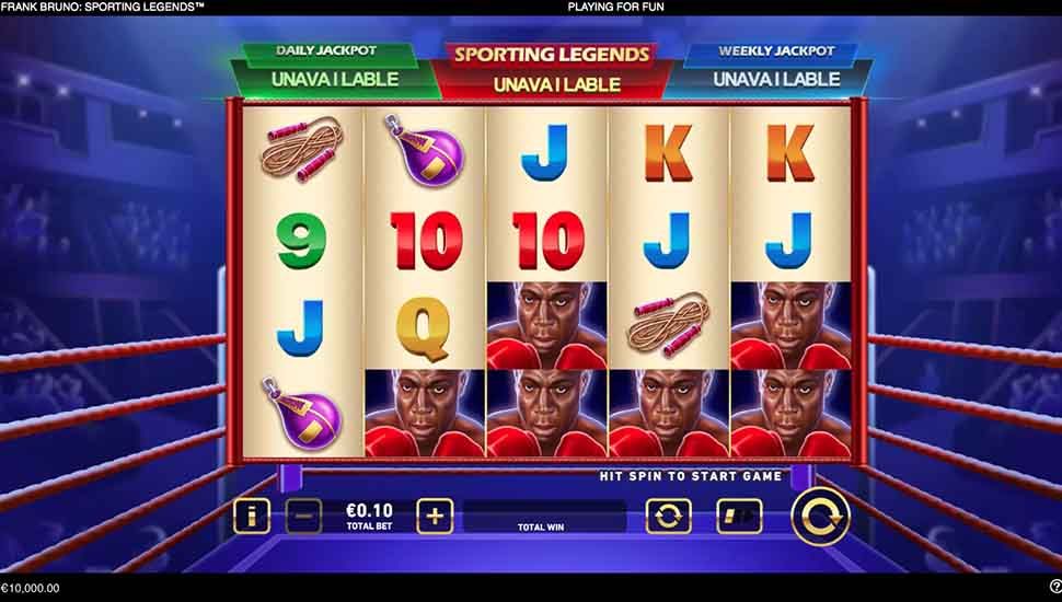 Frank Bruno Sporting Legends - Review, Free & Demo Play