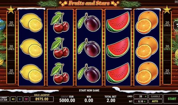 Fruits and Stars Christmas