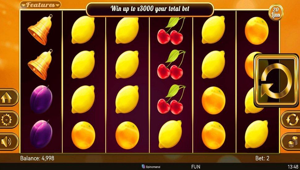 Fruits Collection 20 Lines Slot Mobile