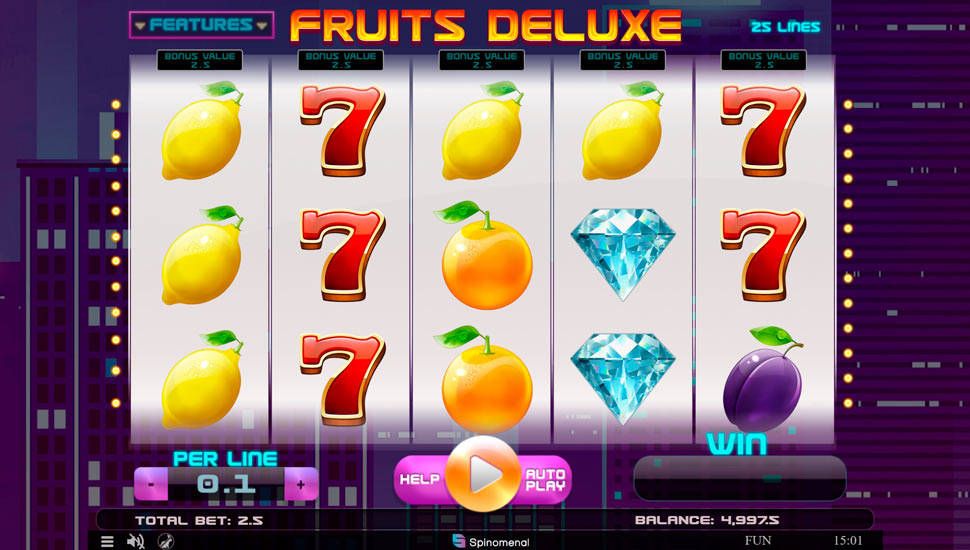 Fruits Deluxe Slot - Review, Free & Demo Play
