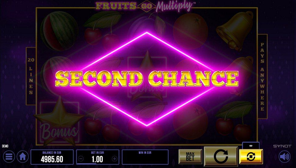 Fruits Go Multiply Slot - Second Chance