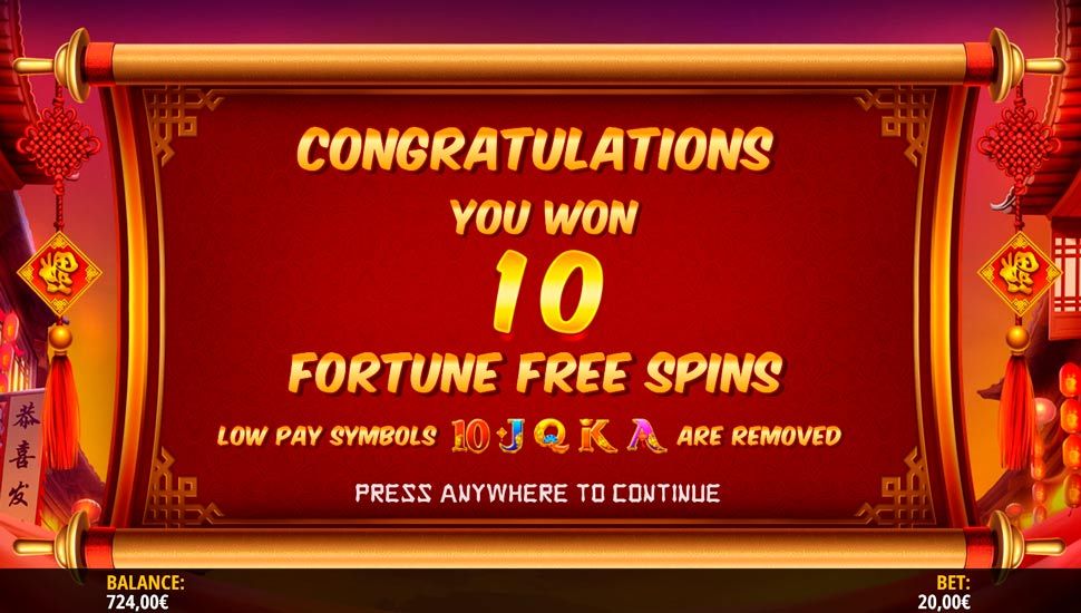 Fu fortunes megaways slot Free Spins