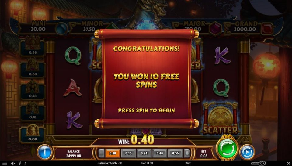 Fulong 88 slot free spins