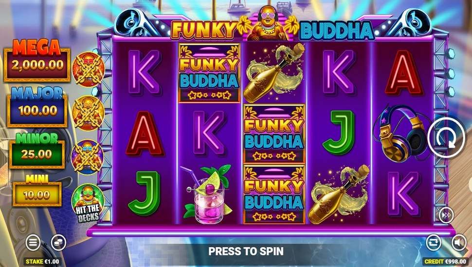 Funky Buddha slot gameplay