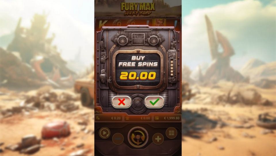 Fury Max Lucky Road slot bonus buy