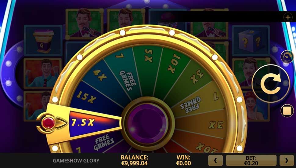 Gameshow Glory slot Wheel Bonus