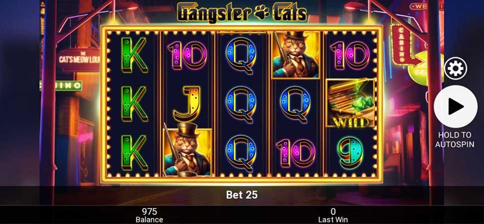 Gangster Cats slot mobile