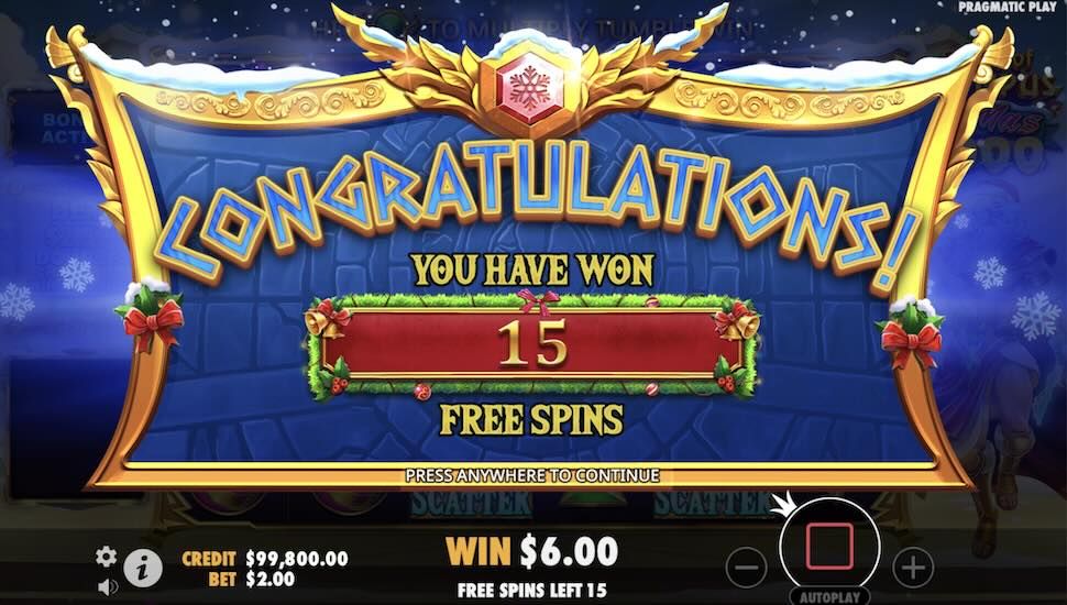Gates of Olympus Xmas 1000 slot Bonus