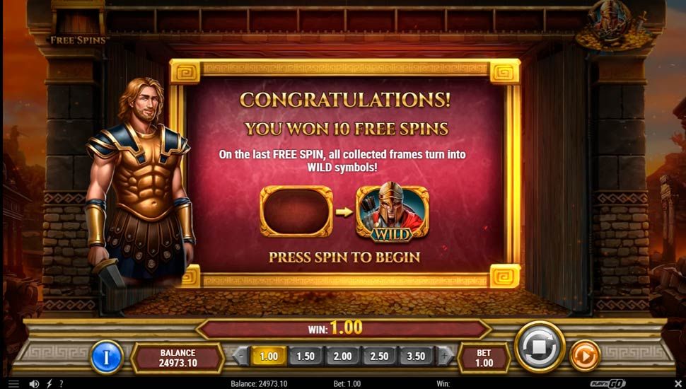 Gates of troy slot Free Spins