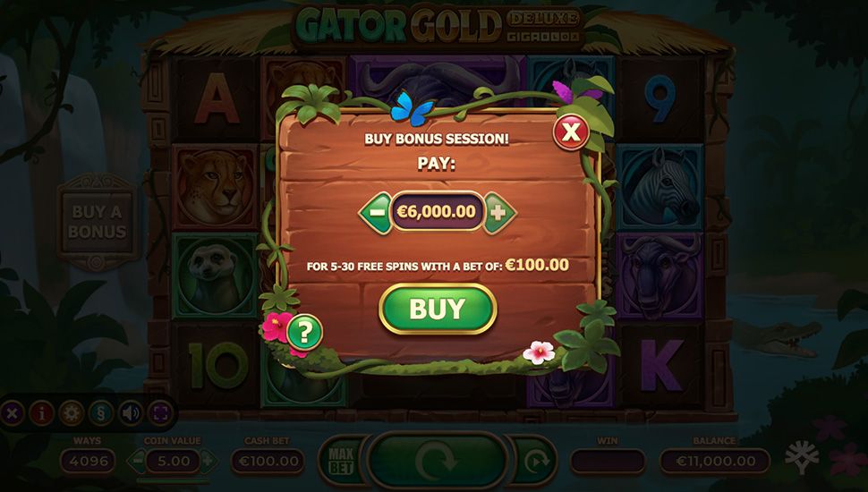 Gator Gold Deluxe Gigablox™ slot machine