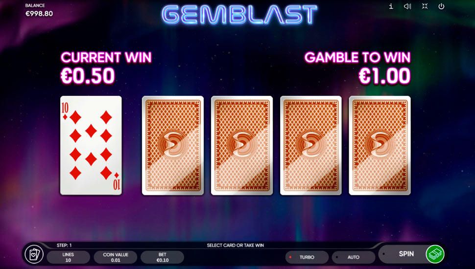 Gemblast slot - risk game