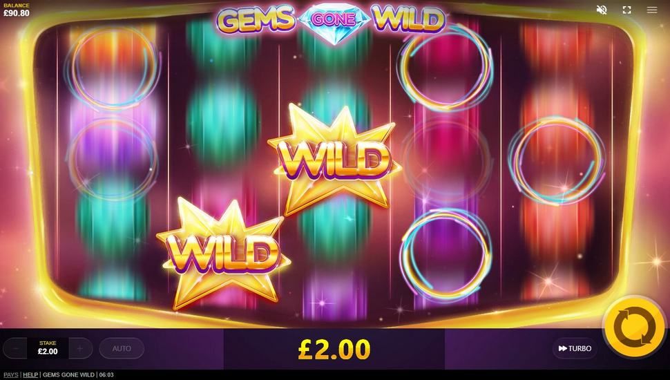 Gems Gone Wild Slot - Wild Respins