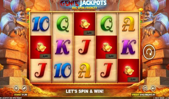 Genie Jackpots Big Spin Frenzy