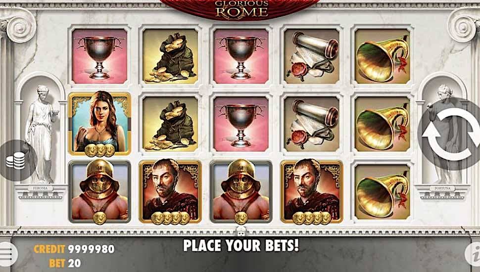Glorious Rome slot mobile