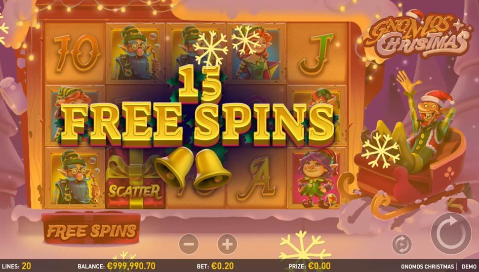 Gnomos Christmas slot Free Spins