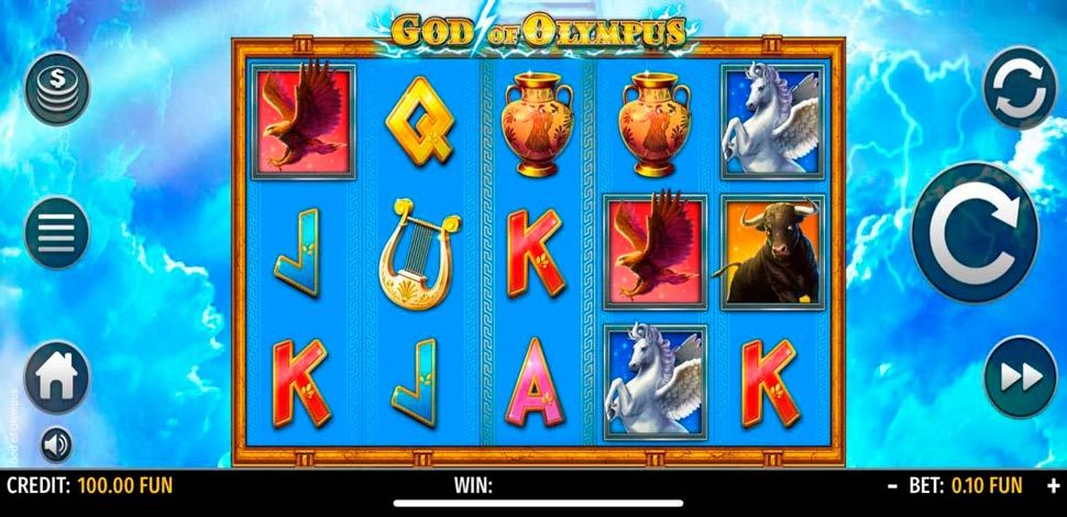 God of Olympus slot mobile