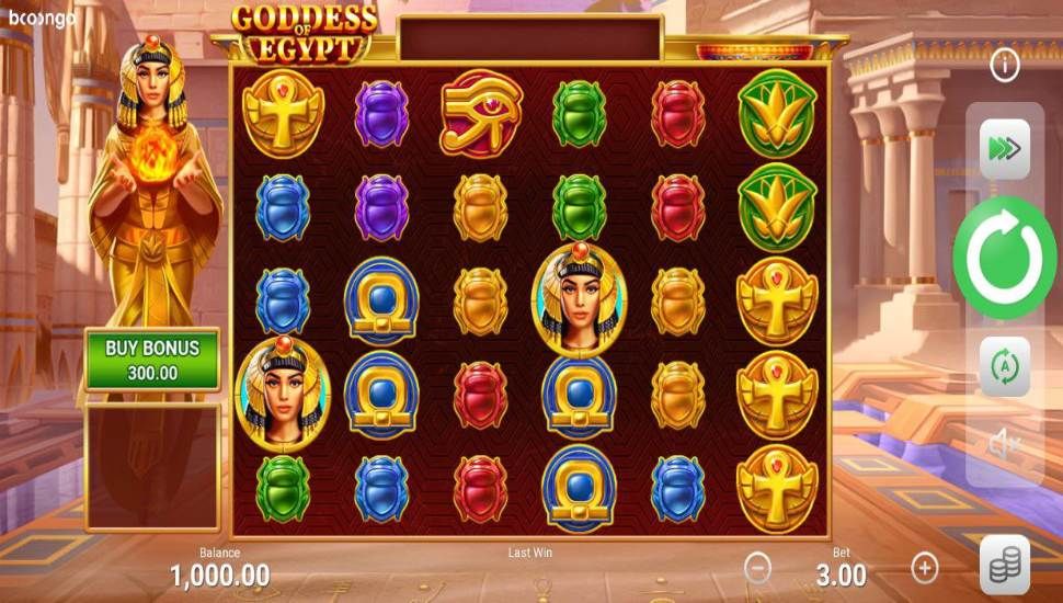 Goddess of Egypt slot mobile