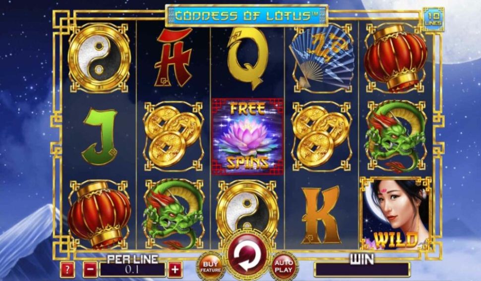 Goddess of Lotus 10 Lines 