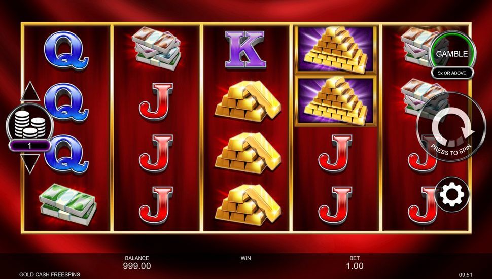 Gold Cash slot gameplay