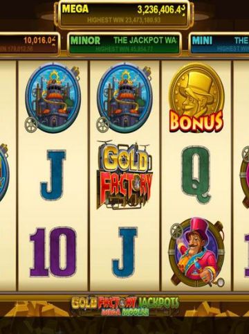 Gold Factory Jackpots Mega Moolah