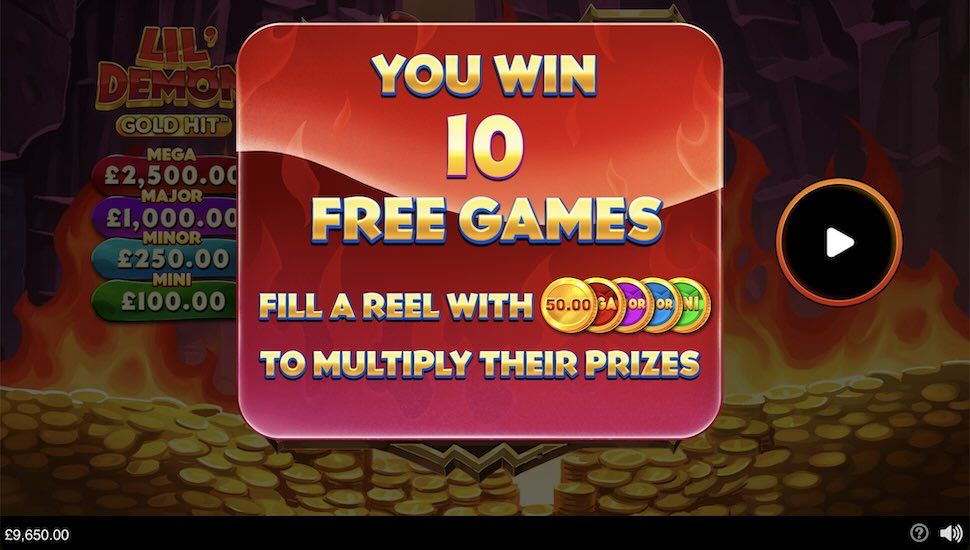 Gold Hit Lil Demon slot Bonus