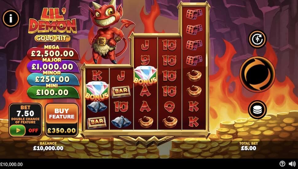 Gold Hit Lil Demon slot Gameplay